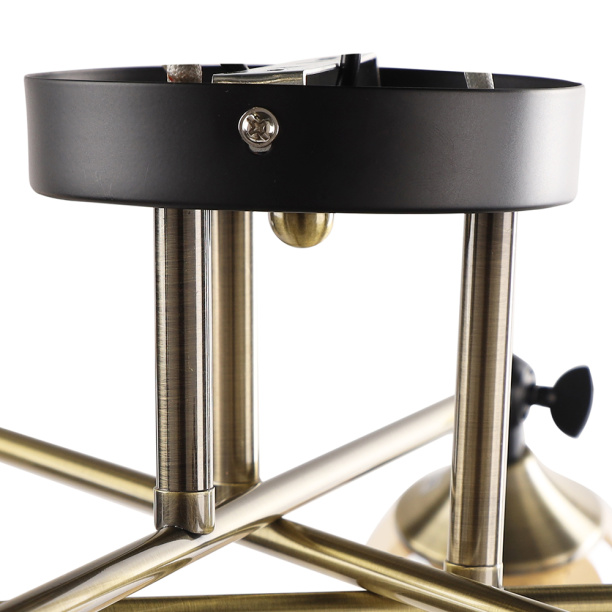 Люстра NEODECO Голда 6х40 Вт Е14 бронза от магазина ЛесКонПром.ру