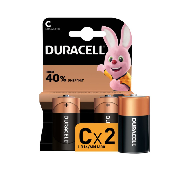 Батарейка LR14 (C) 2 шт Duracell от магазина ЛесКонПром.ру