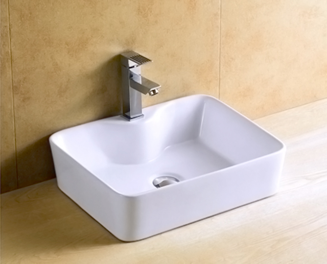 Раковина Mira MR-8025A белая от магазина ЛесКонПром.ру