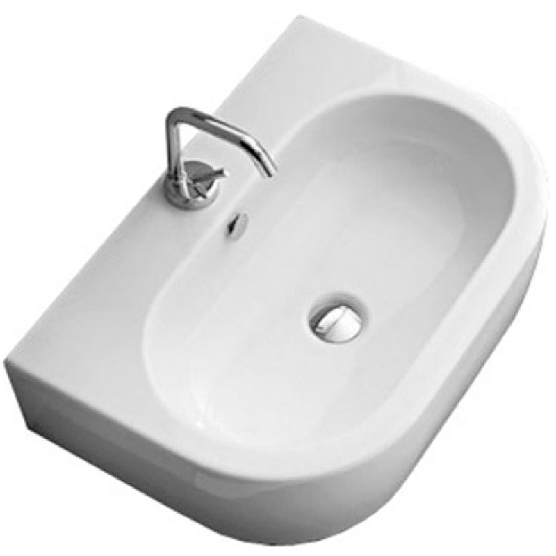 Раковина Kerasan Flo 60 314201*1 Белая от магазина ЛесКонПром.ру