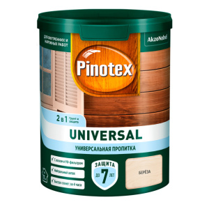 Пропитка универсальная акриловая Pinotex Universal 0,9 л берёза