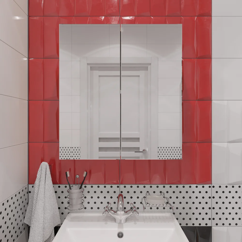 Зеркало-шкаф DIWO Архангельск 60 дуб сонома от магазина ЛесКонПром.ру