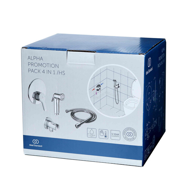 Гигиенический душ Ideal Standard Alpha встраиваемый хром от магазина ЛесКонПром.ру