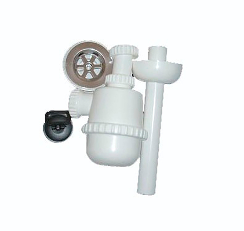 Сифон для раковины Hatria Specials YXZ801 Хром от магазина ЛесКонПром.ру