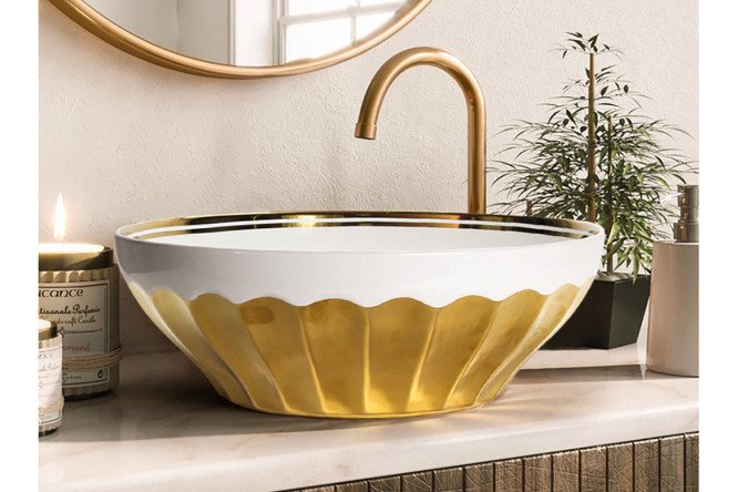 Раковина накладная MLN-T4022-G28 80536338 от магазина ЛесКонПром.ру