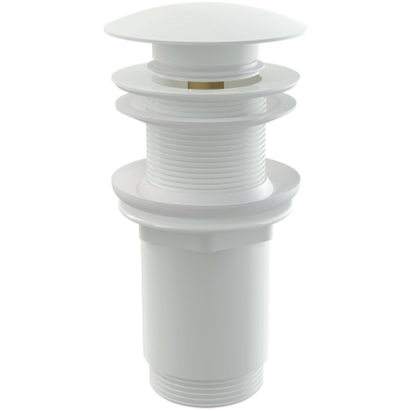 Донный клапан Alcaplast A395B click-clack Белый от магазина ЛесКонПром.ру