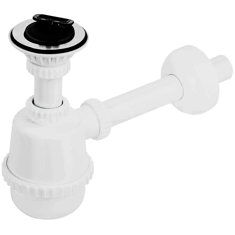 Сифон для раковины Hatria Specials YXZ801 Хром от магазина ЛесКонПром.ру