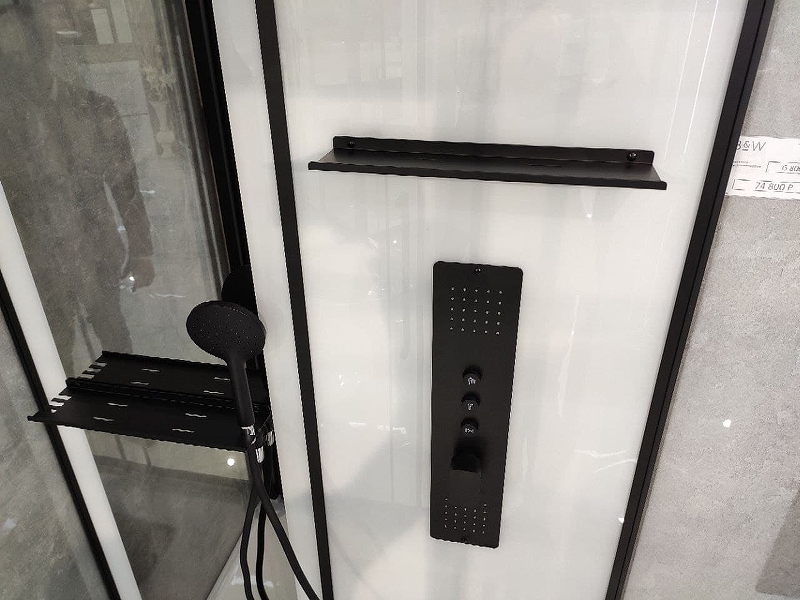 Душевая кабина Black&White Galaxy 8028000 с гидромассажем от магазина ЛесКонПром.ру