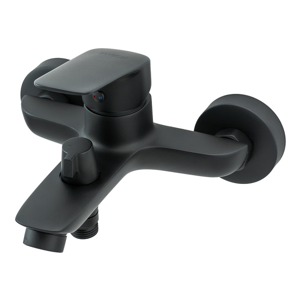 Смеситель для ванны FLUMEN DESIGN Rimini черный от магазина ЛесКонПром.ру