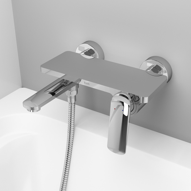 Смеситель для ванны IDDIS Dash хром от магазина ЛесКонПром.ру