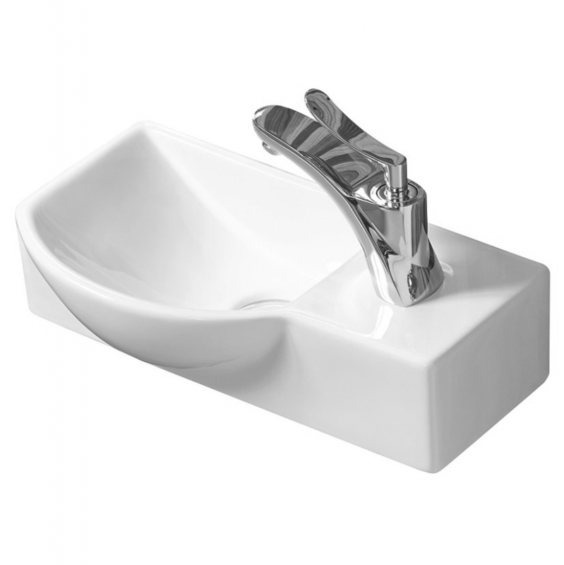 Раковина SantiLine 40 SL-2011L Белая от магазина ЛесКонПром.ру