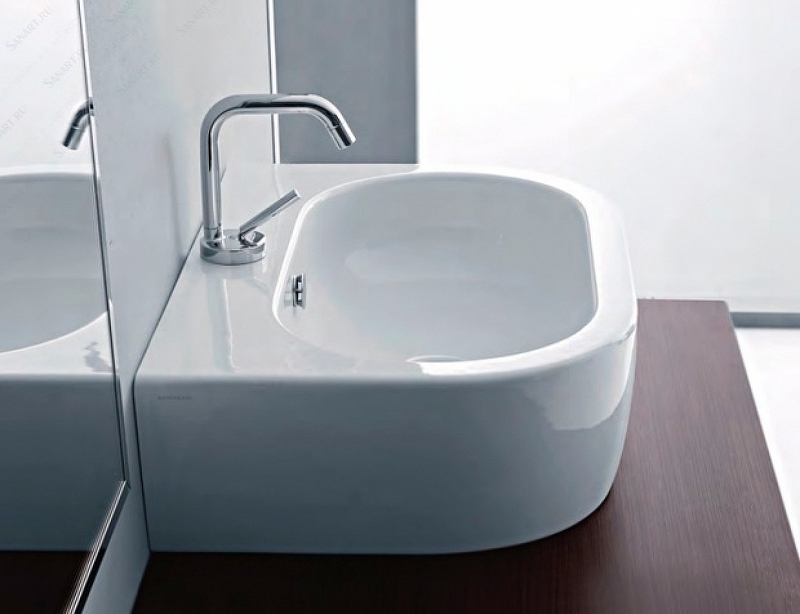 Раковина Kerasan Flo 60 314201*1 Белая от магазина ЛесКонПром.ру