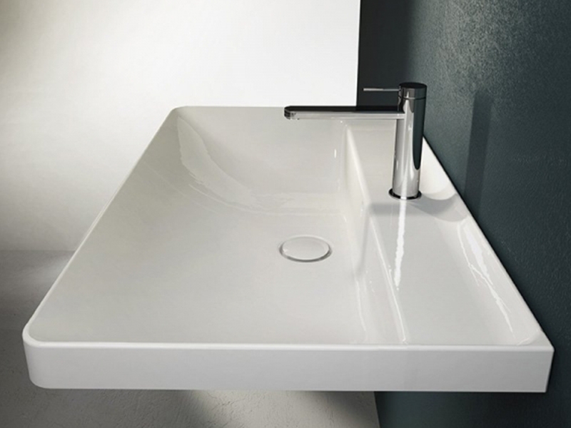 Раковина Hatria Canalgrande 80 Y1EK Белая от магазина ЛесКонПром.ру