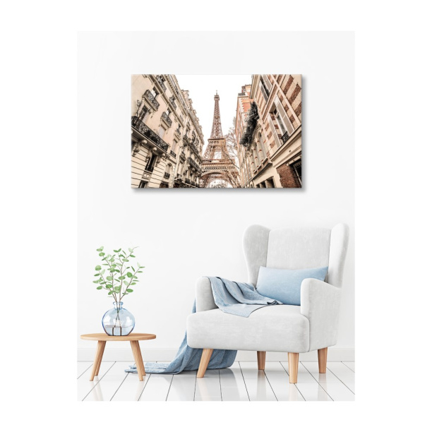 Канвас Парижская улица 60х90 см от магазина ЛесКонПром.ру