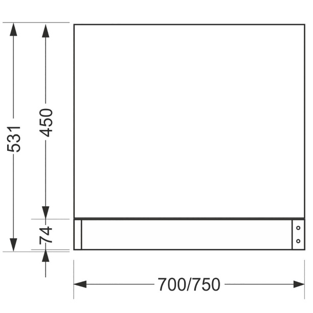 Панель для ванны Cersanit 70 см боковая универсальная от магазина ЛесКонПром.ру