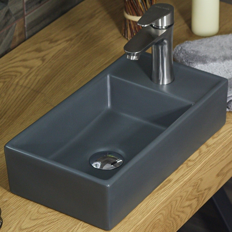 Раковина Melana 41 MLN-320351MG Серая матовая от магазина ЛесКонПром.ру