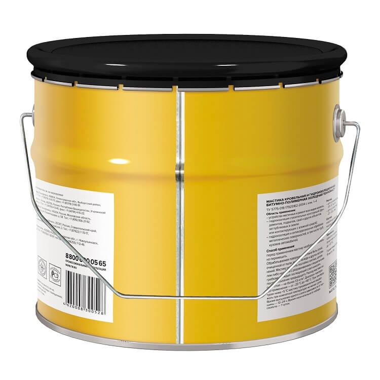 Мастика кровельная ТЕХНОНИКОЛЬ № 21 Техномаст, 10 кг от магазина ЛесКонПром.ру