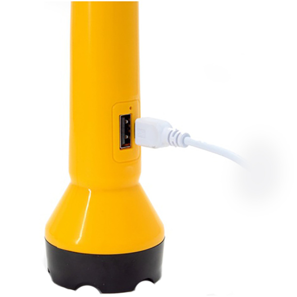 Фонарь ЯРКИЙ ЛУЧ LED аккумуляторный + powerbank от магазина ЛесКонПром.ру