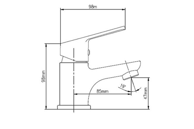 Смеситель для умывальника Norma 80529569 от магазина ЛесКонПром.ру