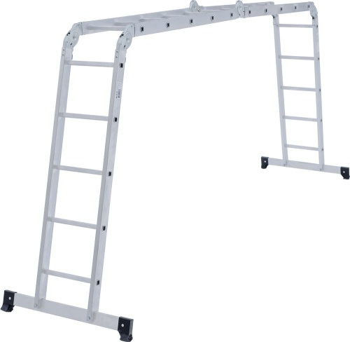 Алюминиевая четырехсекционная лестница-трансформер 340 мм NV1320 НОВАЯ ВЫСОТА 4Х5 арт.1320405 от магазина ЛесКонПром.ру