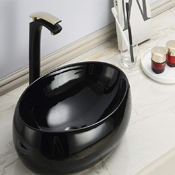 Раковина CeramaLux 48 78455 Черная от магазина ЛесКонПром.ру