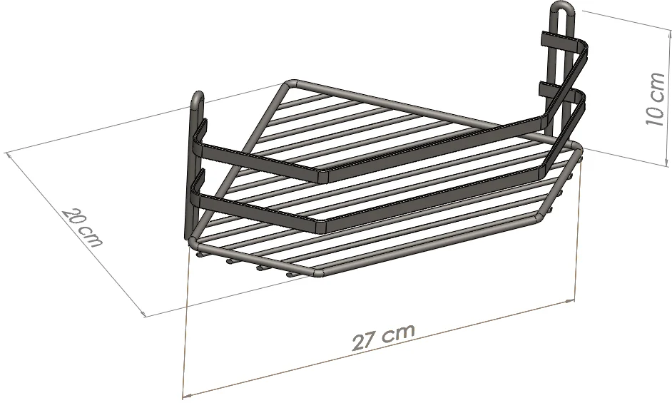 Полка Tekno-tel ES077 от магазина ЛесКонПром.ру