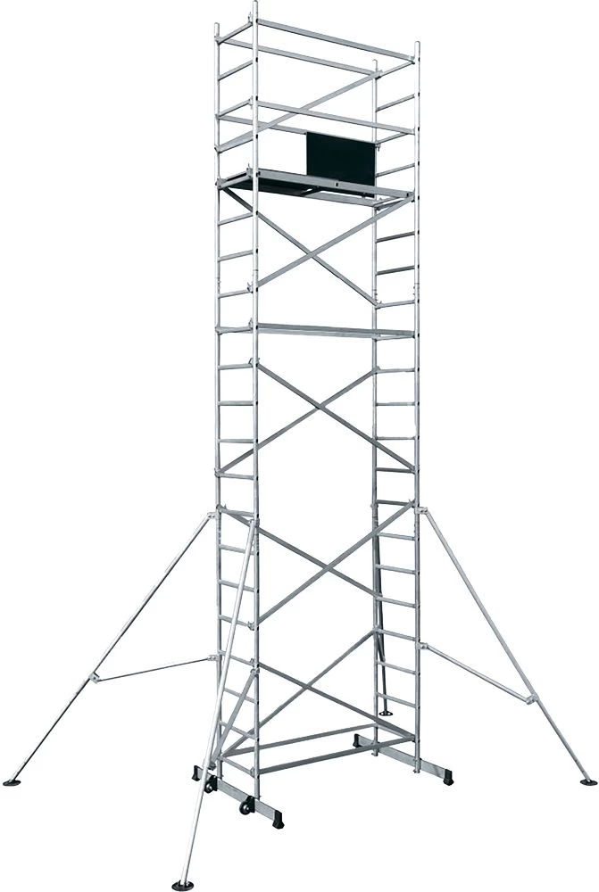 Вышка-тура алюминиевая АЛЮМЕТ ВТ 8 , рабочая высота 6,92 м. (Арт.ВТ81608020, Арт.ВТ81608040, Арт.ВТ81608030) от магазина ЛесКонПром.ру