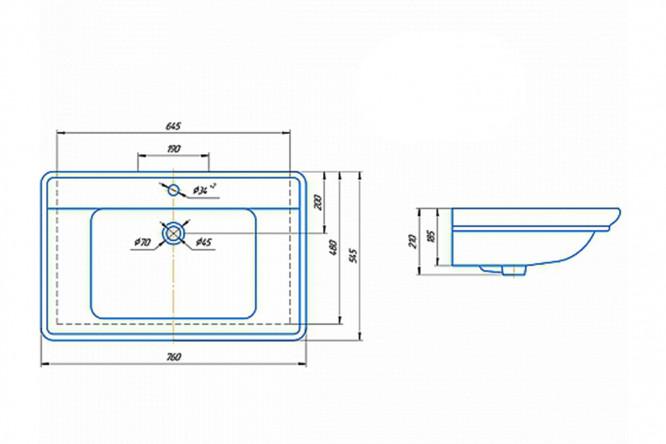 Раковина Дуглас 80353266 от магазина ЛесКонПром.ру
