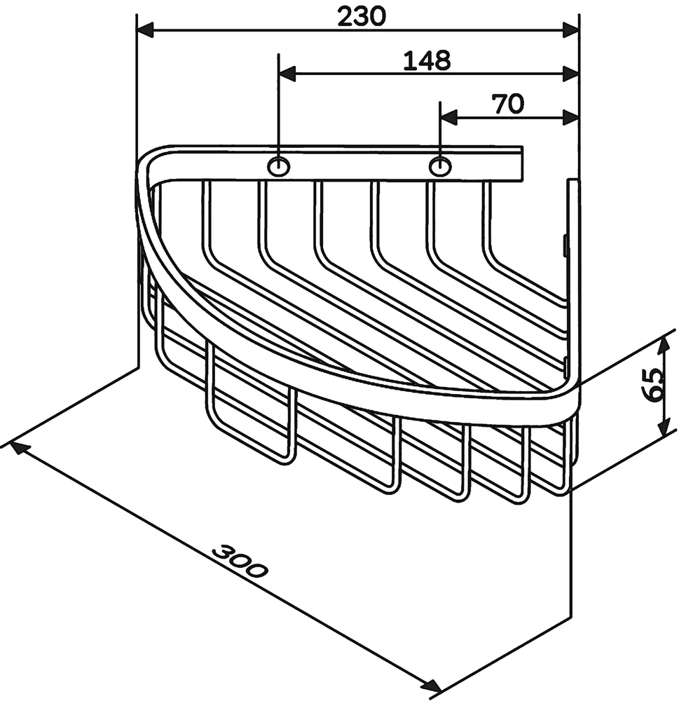 Полка AM.PM Sense L A7452100 хром от магазина ЛесКонПром.ру