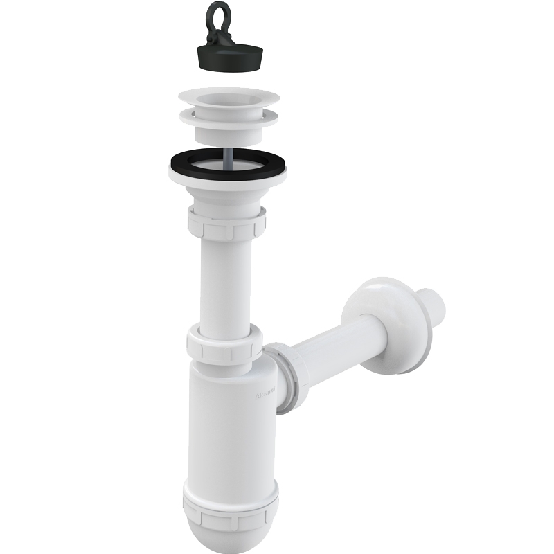 Сифон для раковины Alcaplast A421 Белый от магазина ЛесКонПром.ру