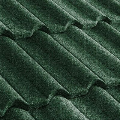 Композитная черепица Metrotile (Бельгия) Metrotile Gallo зеленая от магазина ЛесКонПром.ру