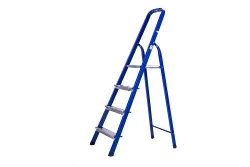 Стремянка стальная окрашенная с алюминиевыми ступенями STAIRS ЛАЙТ 4 ступени (арт. CST 04) от магазина ЛесКонПром.ру