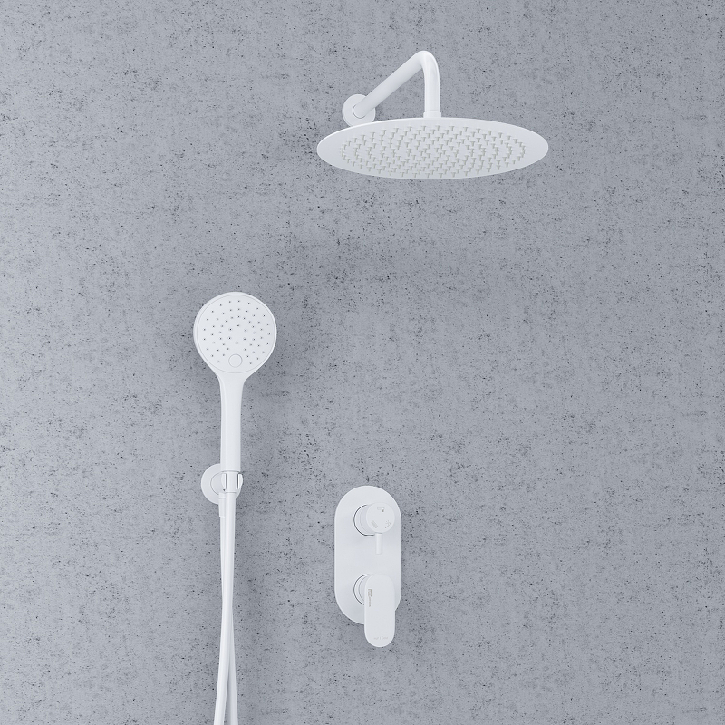 Душевая система WasserKRAFT А85155 Белая матовая от магазина ЛесКонПром.ру