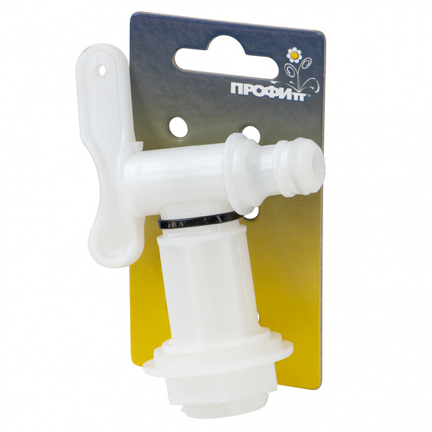 Кран садовый пластиковый с гайкой BOUTTE от магазина ЛесКонПром.ру