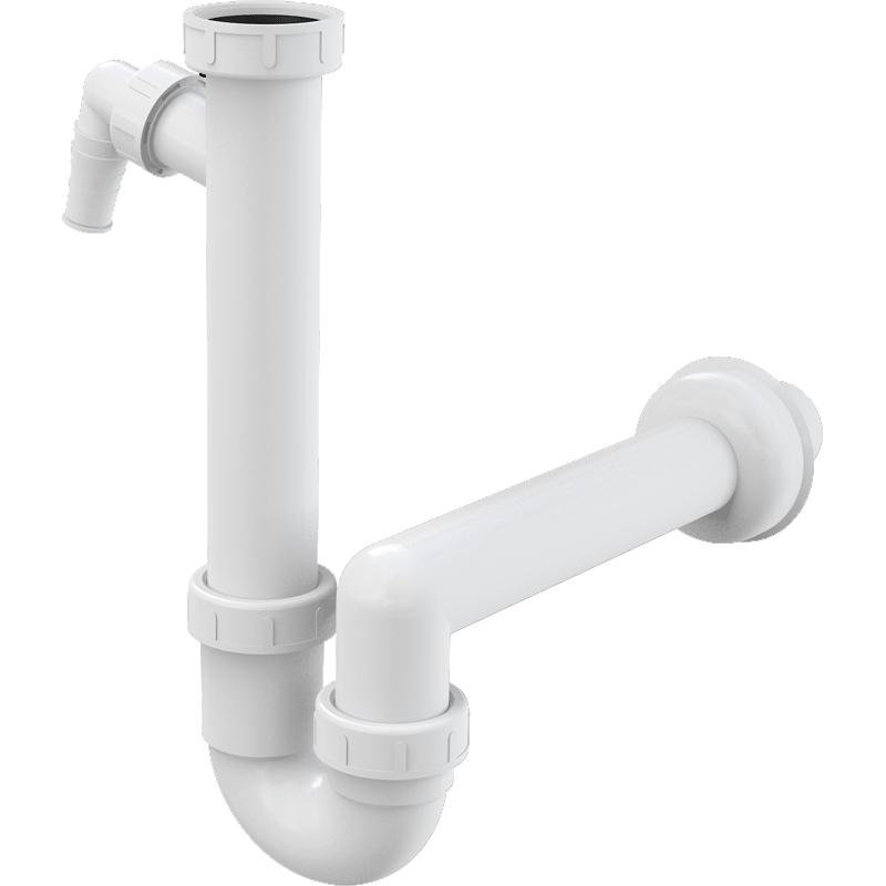 Сифон для кухонной мойки Alcaplast A81-DN40 Белый от магазина ЛесКонПром.ру
