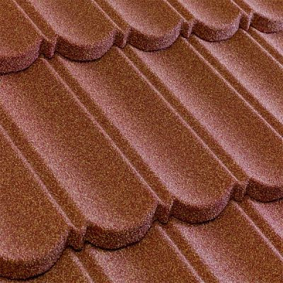 Композитная черепица Metrotile MetroBond терракот от магазина ЛесКонПром.ру