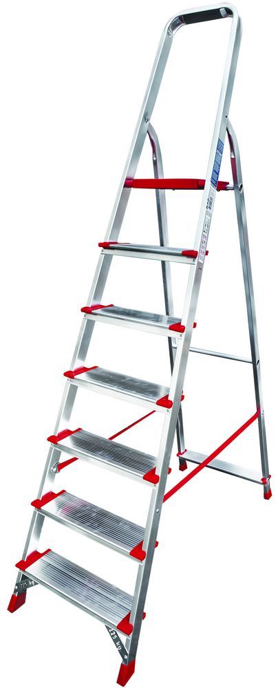 Стремянка профессиональная алюминиевая Новая Высота 7 ступеней (арт. 5110107) от магазина ЛесКонПром.ру