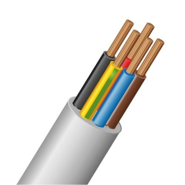 Провод гибкий круглый ПВС 5х1,5 ГОСТ от магазина ЛесКонПром.ру