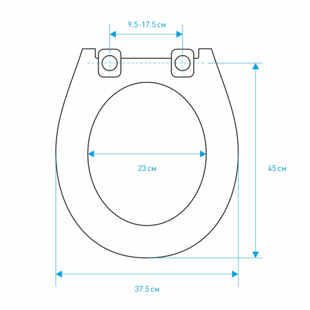 Сиденье для унитаза дюропласт микролифт декор Спаниель от магазина ЛесКонПром.ру