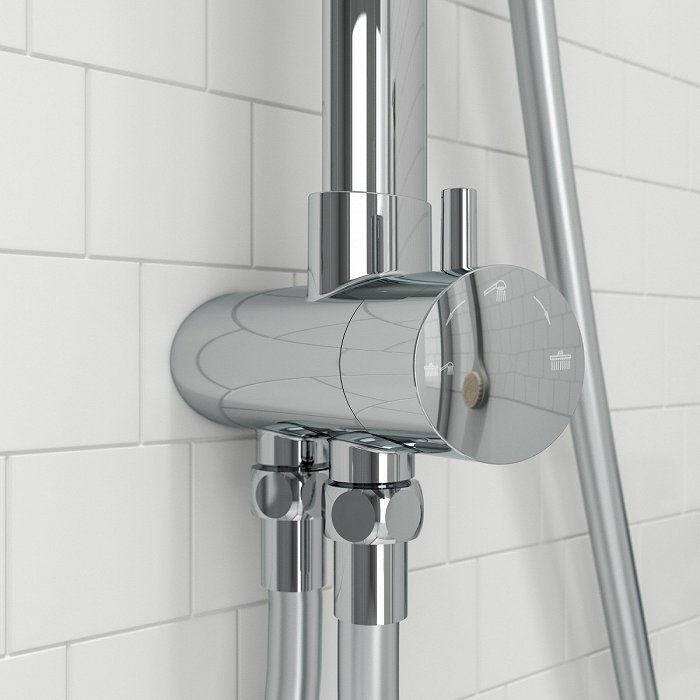 Душевая система Iddis Swipe SWI3F97i76 Хром от магазина ЛесКонПром.ру