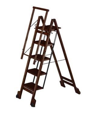 Стул-Стремянка Biblio-5 Wenge (Венге) Aris от магазина ЛесКонПром.ру