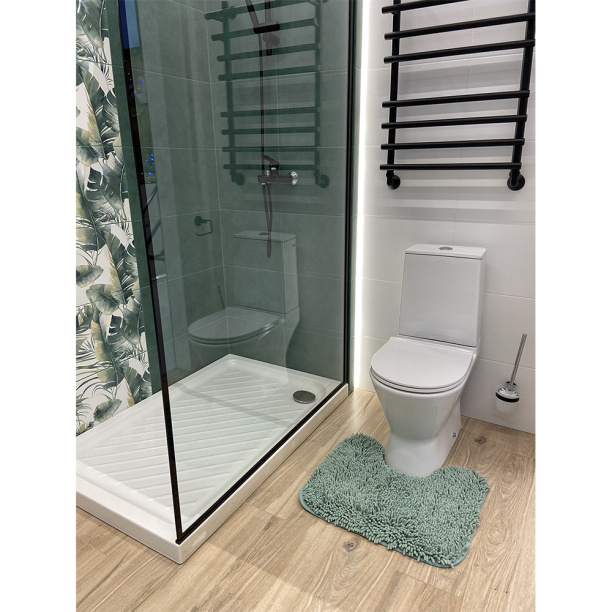 Коврик для туалета FLUMEN Oslo 50х60 см мятный от магазина ЛесКонПром.ру