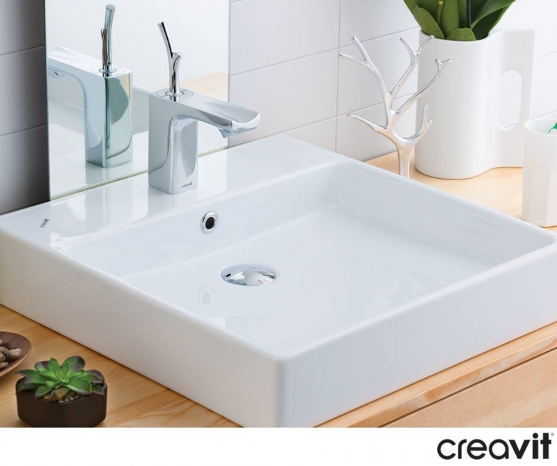 Раковина Creavit Next 50 NX255-00CB00E-0000 Белая от магазина ЛесКонПром.ру