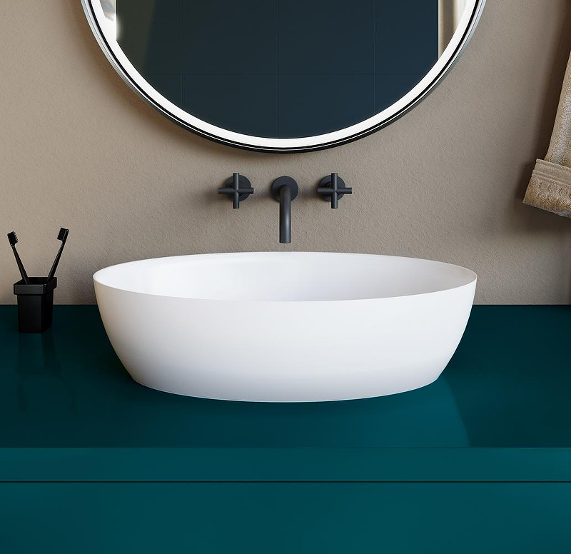 Раковина-чаша Salini Alda 58 110621M Белая матовая от магазина ЛесКонПром.ру