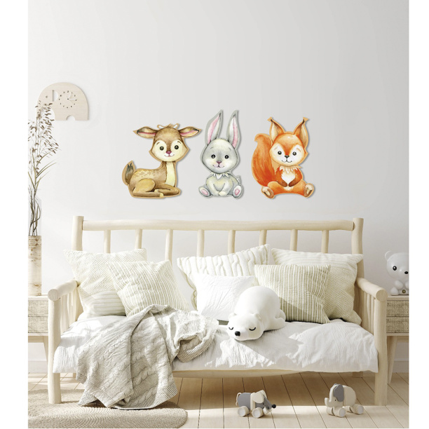 Постер фигурный Олень 33х35 см от магазина ЛесКонПром.ру