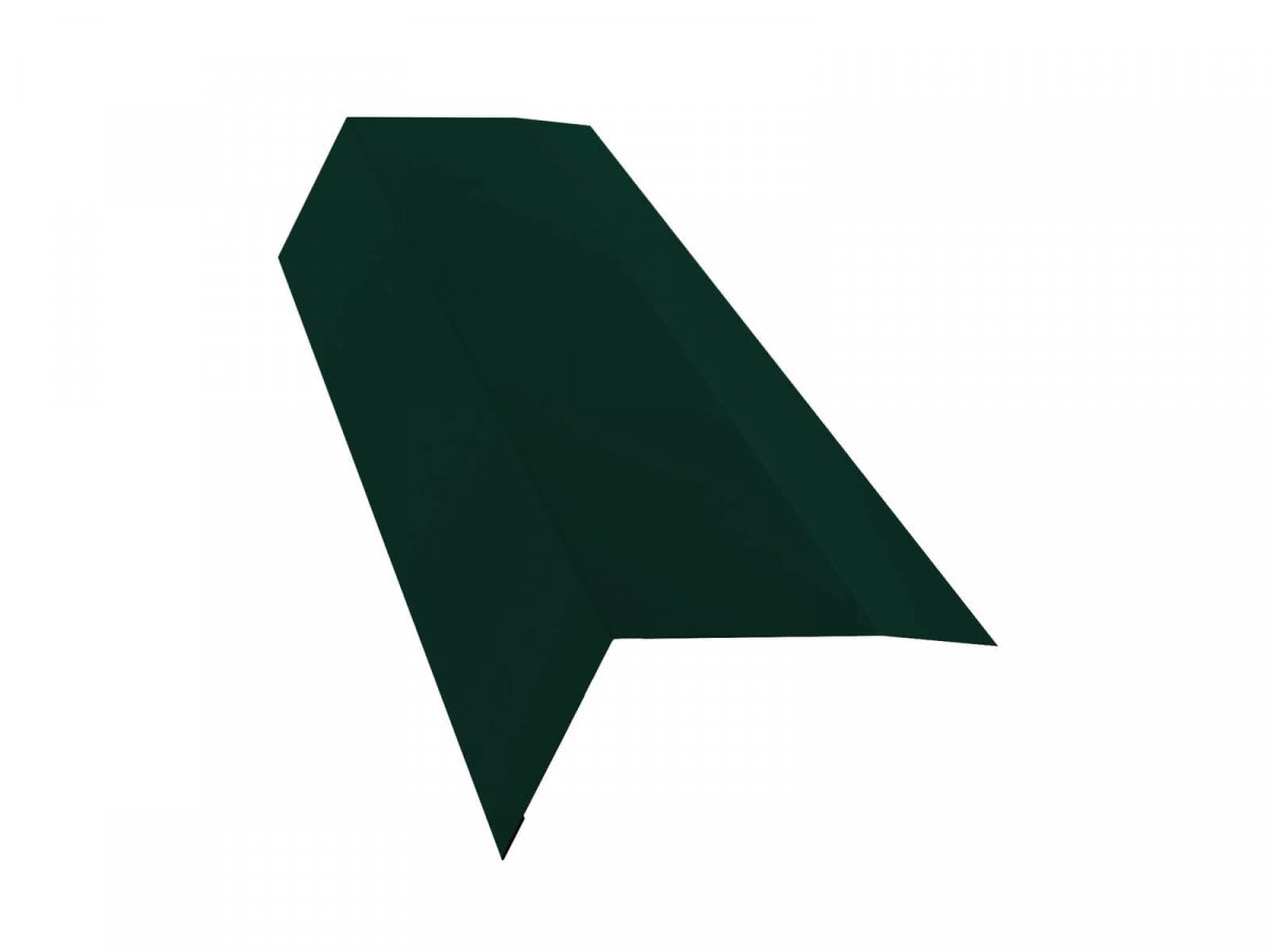 Планка карнизная GRAND LINE 100х65х0,45 мм PE-foil RAL 6005 от магазина ЛесКонПром.ру