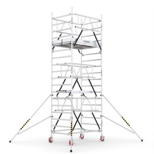 Вышка-тура алюминиевая CAGSAN  ProTUBE 120Х180, рабочая высота 6м40см(LN440_(180) от магазина ЛесКонПром.ру