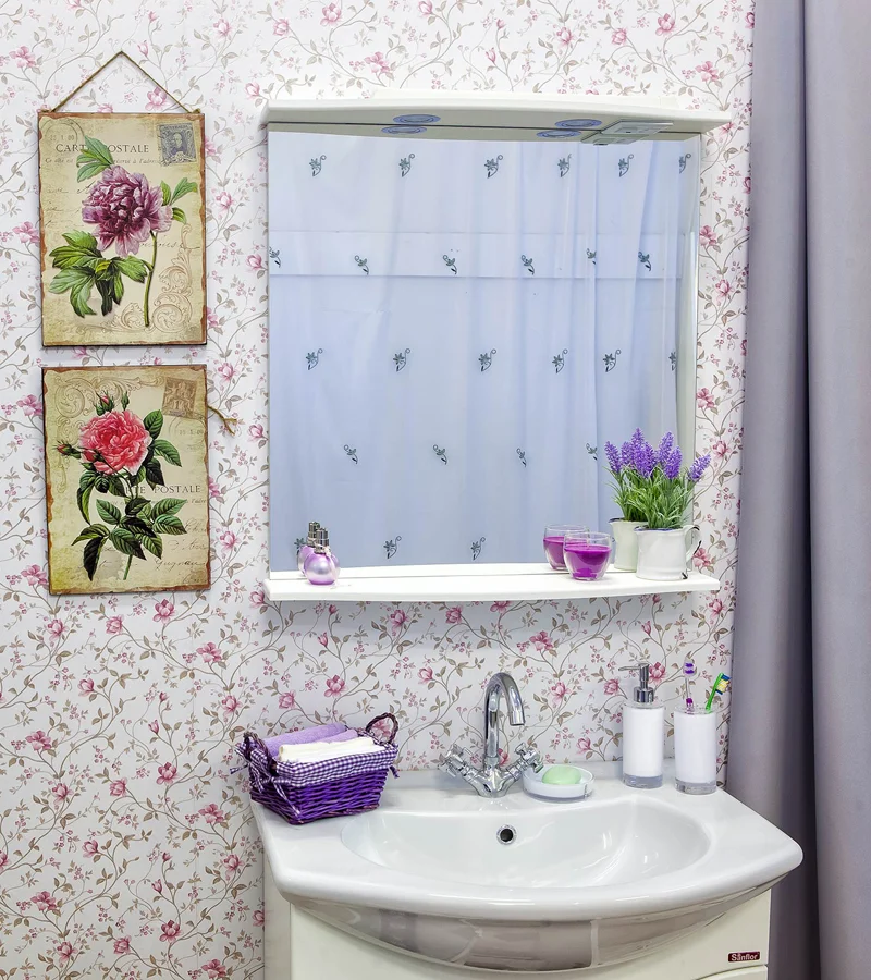 Зеркало Sanflor Софи 75, с полкой от магазина ЛесКонПром.ру