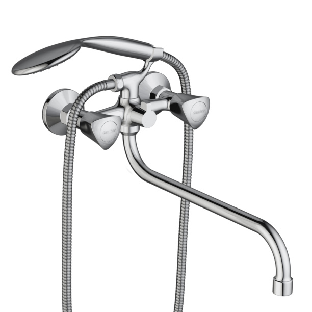 Смеситель для ванны Damixa Object с длинным изливом от магазина ЛесКонПром.ру