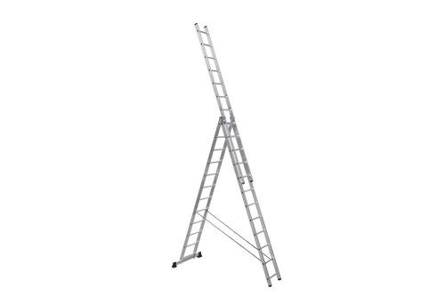 Алюминиевая трехсекционная лестница SCALA 3*12  арт. SC 3012 от магазина ЛесКонПром.ру